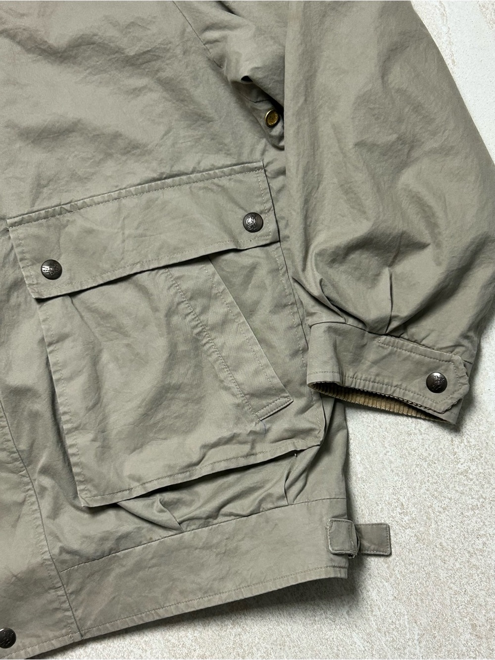 VINTAGE BURBERRYS FIELD JACKET MENS XL UTILITY BOMBER ZIP NOVA CHECK PLAID RARE - Picture 5 of 15